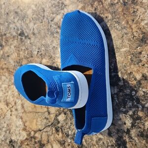 Toms Junior 2 Slip-on Mesh Blue Shoes